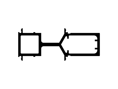 Acople tubular reforzado
( Jxx= 96,1 cm4 )